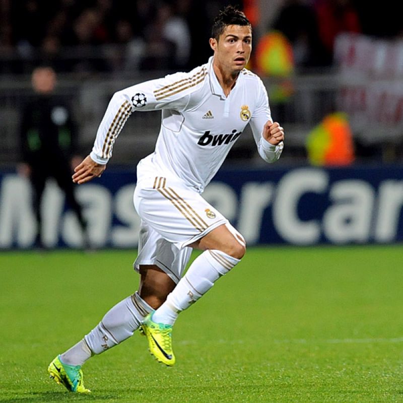 Ronaldo left the pitch with a thigh problem following a clash with goalkeep...
